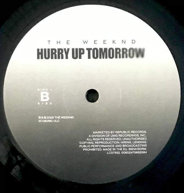 The Weeknd -Hurry Up Tomorrow