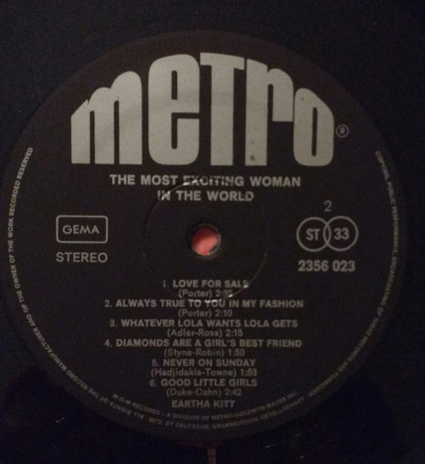 Eartha Kitt -The Most Exciting Woman In The World