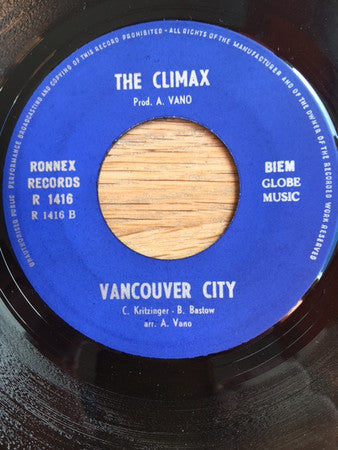Climax (14) -You,  I / Vancouver City