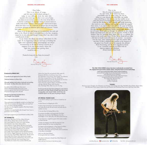 Brian May - Back To The Light