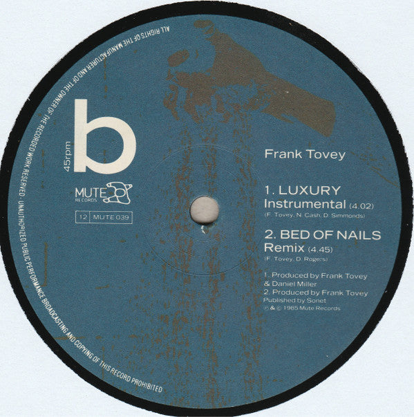 Frank Tovey -Luxury