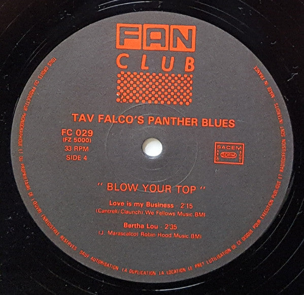 Tav Falco's Panther Burns -Blow Your Top