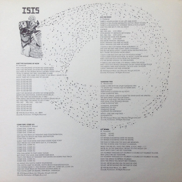 Isis (7) -Ain't No Backin' Up Now