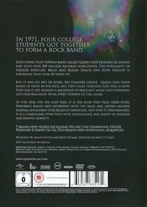 Queen -Days Of Our Lives - The Definitive Documentary Of The World's Greatest Rock Band