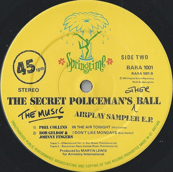 Various -The Secret Policeman's Other Ball (Airplay Sampler E.P.)