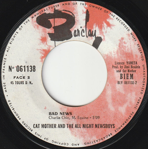 Cat Mother And The All Night Newsboys* -Good Old Rock'n Roll