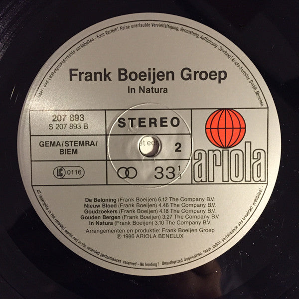 Frank Boeijen Groep -In Natura