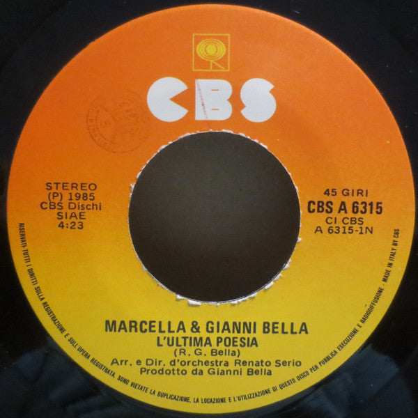 Marcella & Gianni Bella* -L'Ultima Poesia