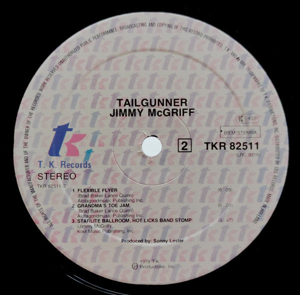 Jimmy McGriff -Tailgunner