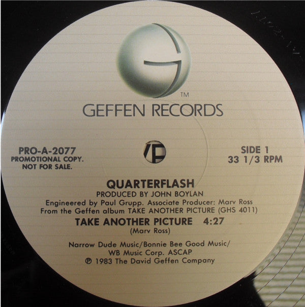 Quarterflash -Take Another Picture