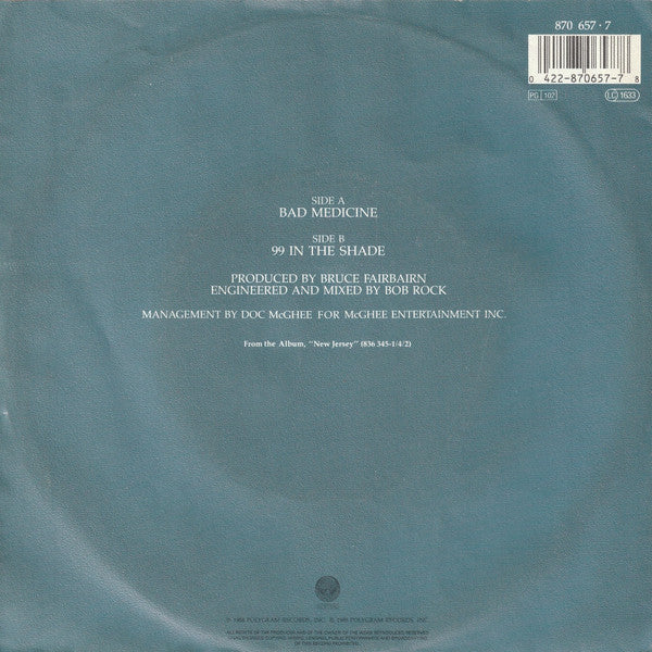 Bon Jovi - Bad Medicine