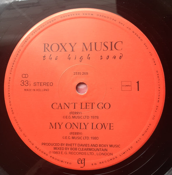 Roxy Music -The High Road