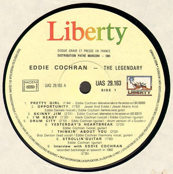 Eddie Cochran -The Legendary