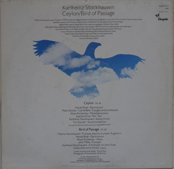 Karlheinz Stockhausen -Ceylon / Bird Of Passage