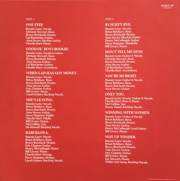 Ronnie Lane -See Me