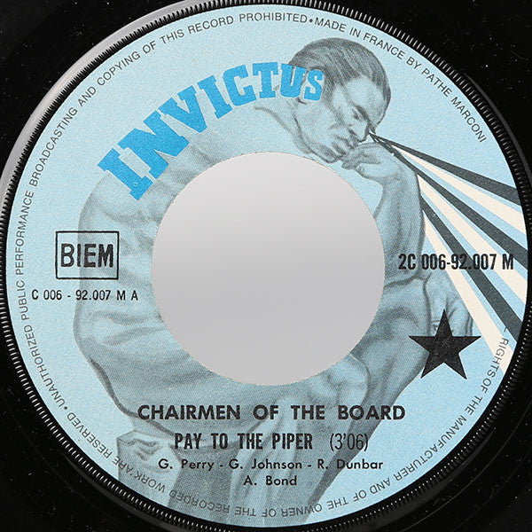 Chairmen Of The Board -Pay To The Piper / Bless You