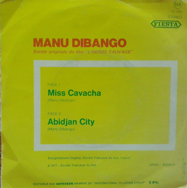 Manu Dibango -Miss Cavacha (Bande Originale Du Film "L'herbe Sauvage")