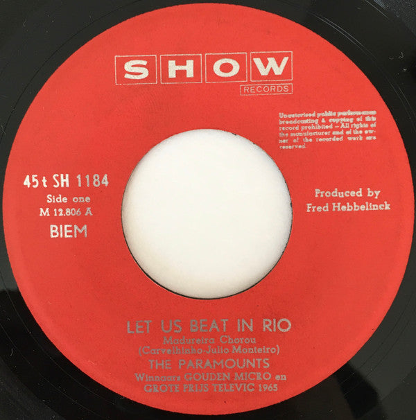 The Paramounts (2) -Let Us Beat In Rio / Let's Break It