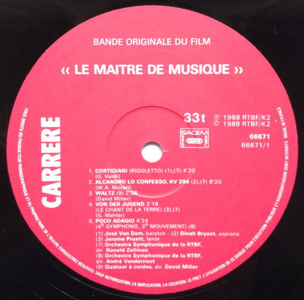 Various - Le Maitre De Musique (Bande Originale Du Film)