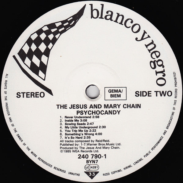 The Jesus And Mary Chain -Psychocandy