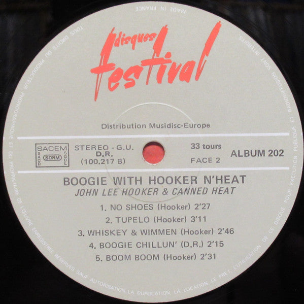 John Lee Hooker & Canned Heat -Boogie With Hooker N' Heat