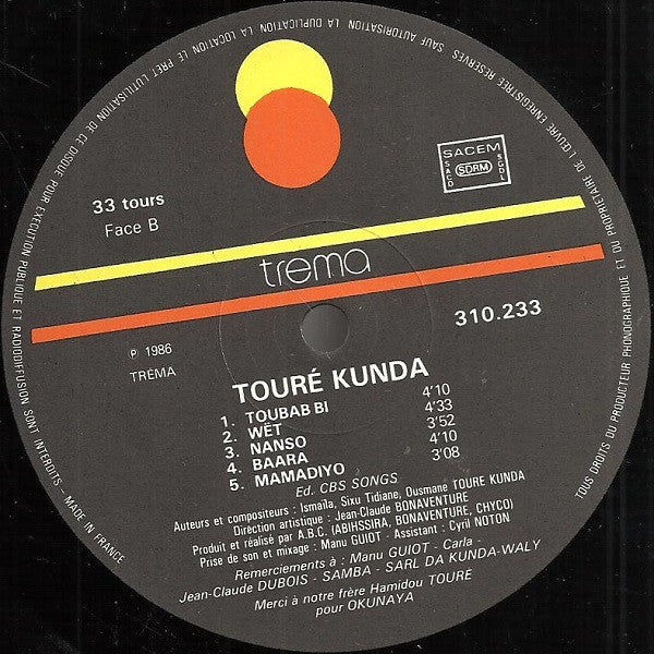 Touré Kunda -Toubab Bi