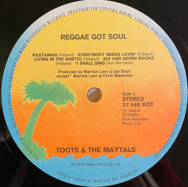 Toots &amp; The Maytals - Reggae Got Soul