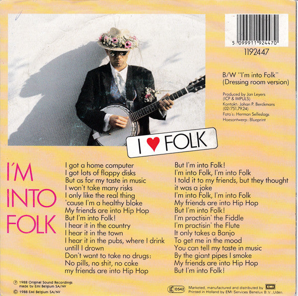 Bart Peeters & De Radio's* -I'm Into Folk