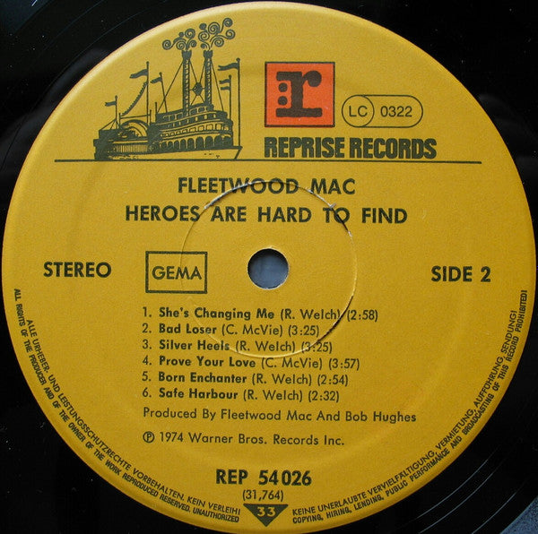 Fleetwood Mac - Heroes Are Hard To Find