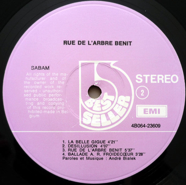 André Bialek - Rue De L'arbre Bénit