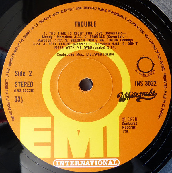 Whitesnake -Trouble