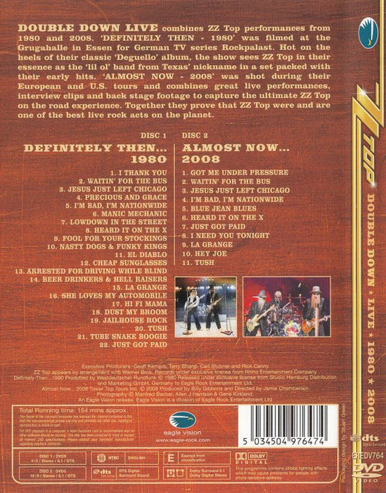 ZZ Top -Double Down Live 1980 ★ 2008