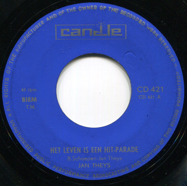 Jan Theys -Het Leven Is Een Hit-Parade