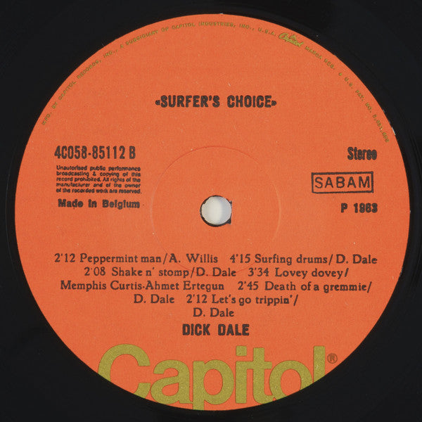 Dick Dale And His Del-Tones* -Surfer's Choice