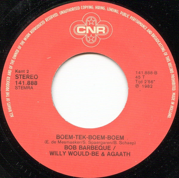 Bob Barbeque & Willy Would-Be Plus Agaath -Bla Bla Bla