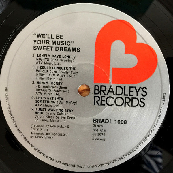 Sweet Dreams (3) -We'll Be Your Music