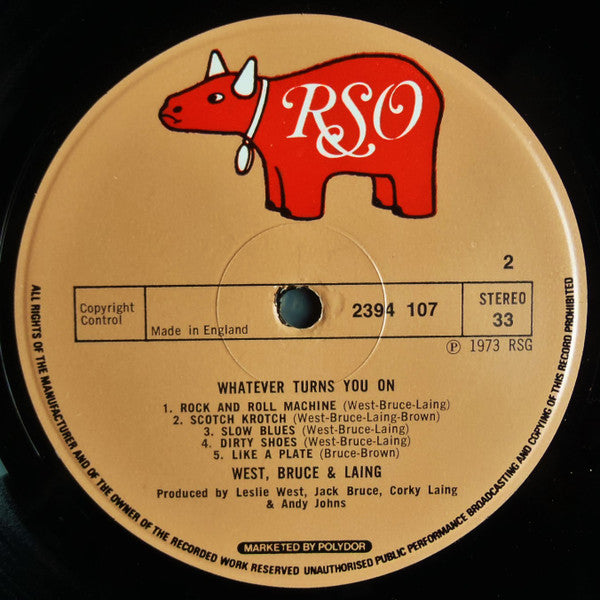 West, Bruce & Laing -Whatever Turns You On