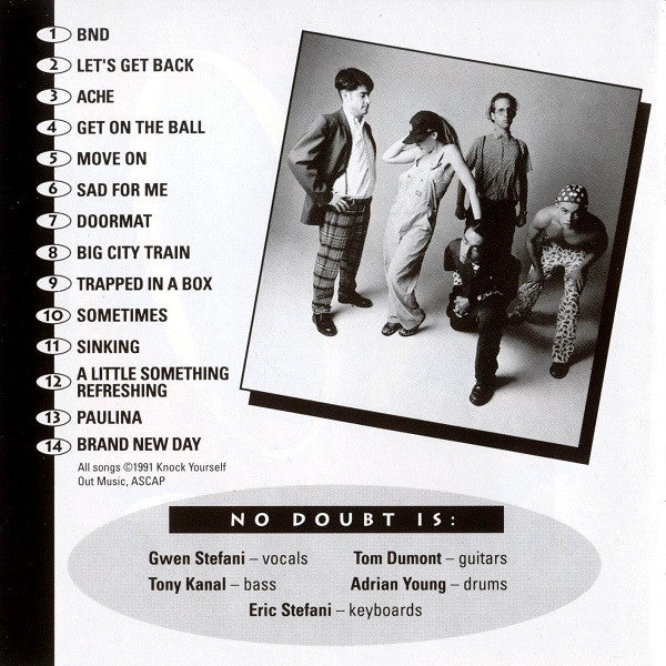 No Doubt -No Doubt