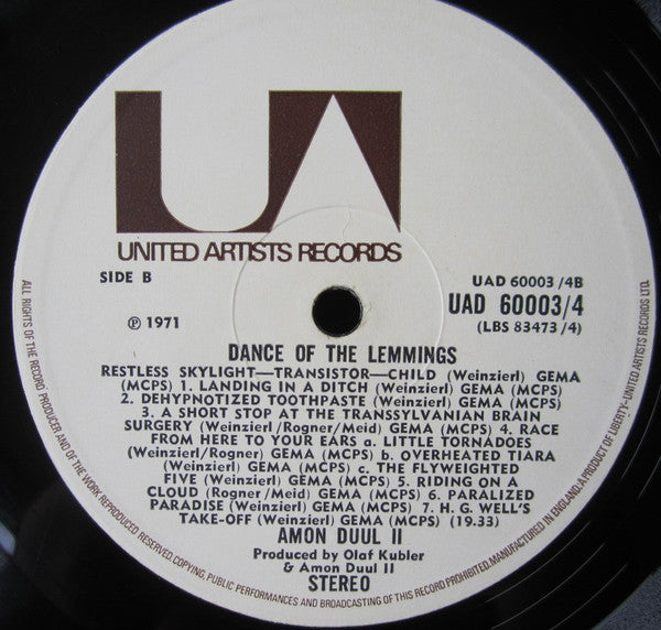 Amon Düül II -Dance Of The Lemmings
