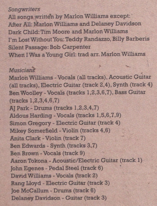 Marlon Williams (6) -Marlon Williams
