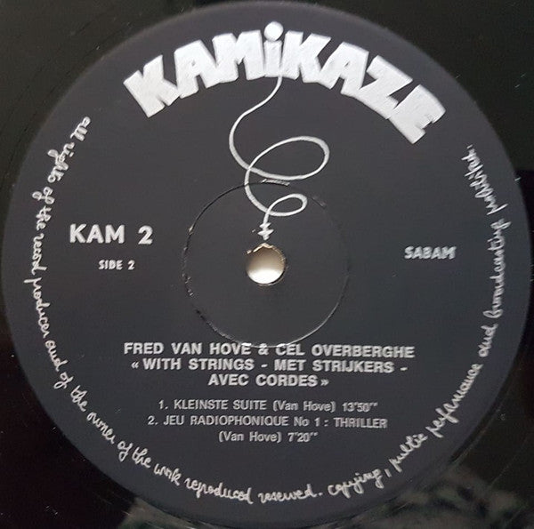 Fred Van Hove & Cel Overberghe -Fred Van Hove & Cel Overberghe With Strings - Met Strijkers - Avec Cordes
