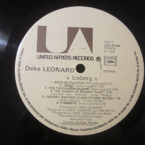 Deke Leonard -Iceberg