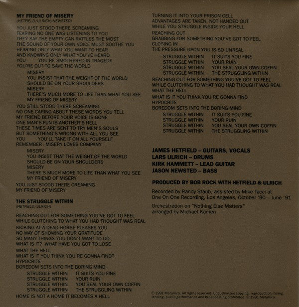 Metallica -Metallica