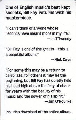 Bill Fay -Life Is People