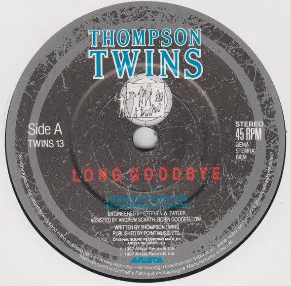 Thompson Twins -Long Goodbye
