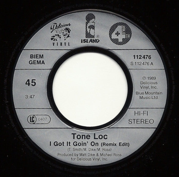 Tone-Loc* -I Got It Goin' On