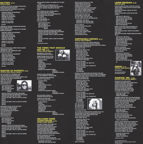 Metallica - Master Of Puppets