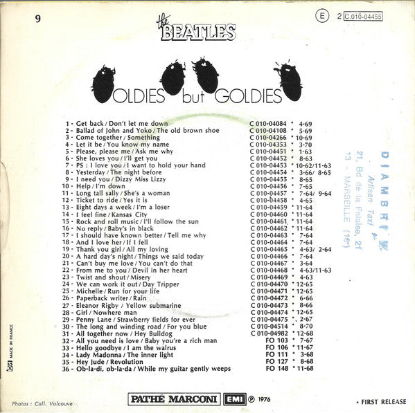 The Beatles -I Need You / Dizzy Miss Lizzy
