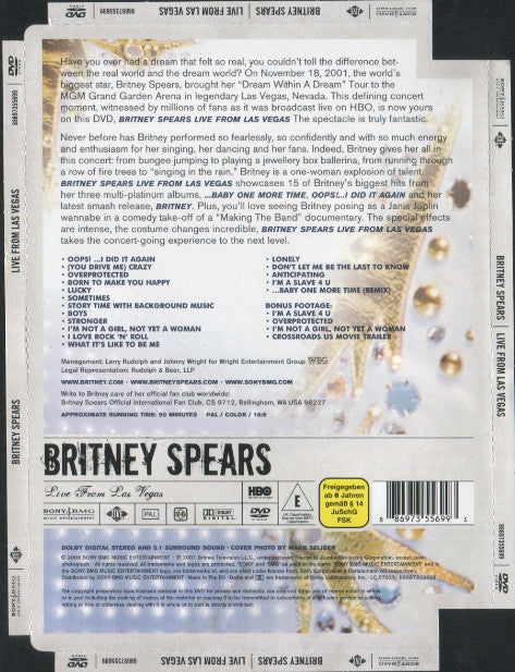 Britney Spears -Live From Las Vegas