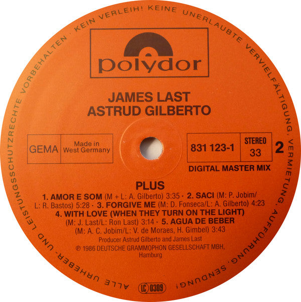 James Last, Astrud Gilberto -Plus